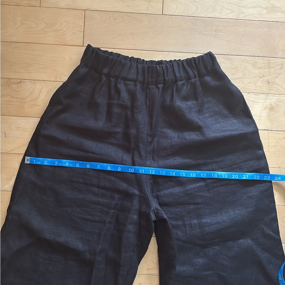 JIMI black linen pants - Picture 11 of 11